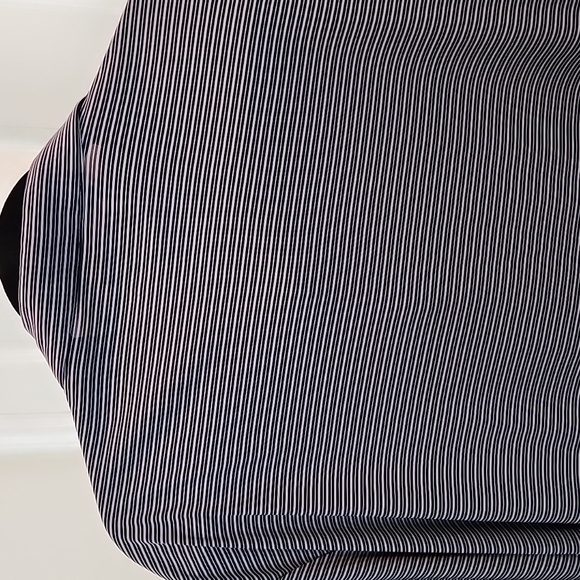 PGA Tour Black White Striped Polo Shirt Short Sleeve 100% Polyester Size XXL - Picture 5 of 7